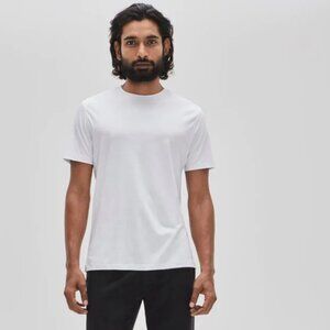 NWT Men's ROBERT BARAKETT Georgia Crew-Neck T-Shirt White | Size XXL